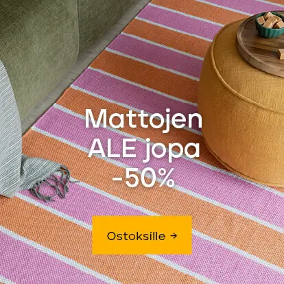 Mattojen ALE jopa - 50%