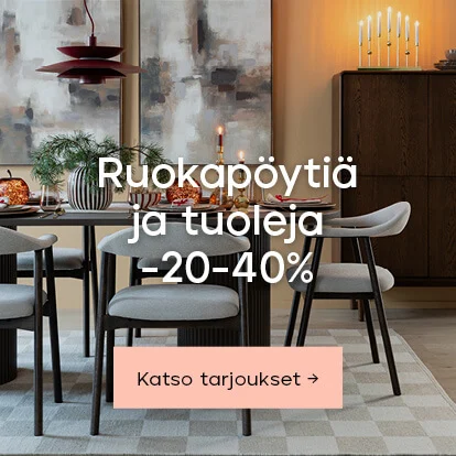 Ruokapöytiä ja tuoleja -20-40%