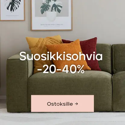 Suosikkisohvia -20-40%