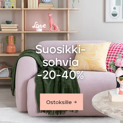 Suosikkisohvia -20-40%