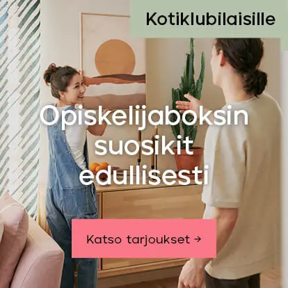 opiskelijaboksin suosikit edullisesti