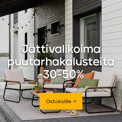 Jättivalikoima puutarhakalusteita -30-50%