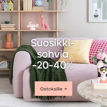 Suosikkisohvia -20-40%