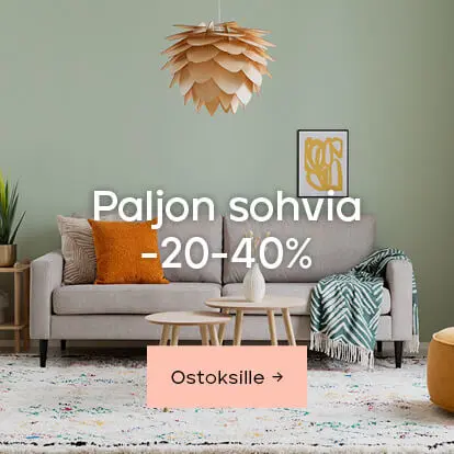 Paljon sohvia -20-40%