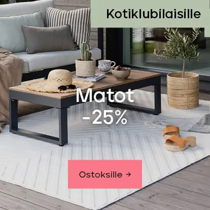 klubilaisille matot -25%