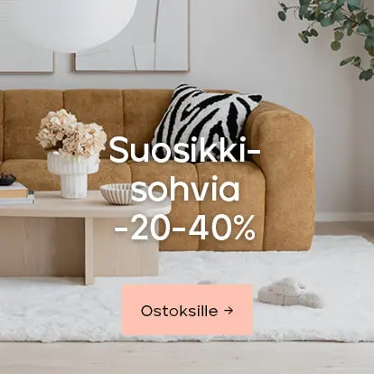 Suosikkisohvia -20-40%