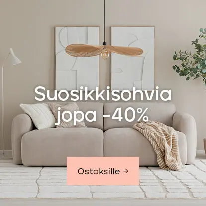 Suosikkisohvia jopa -40%