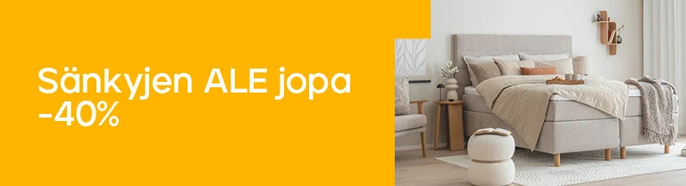 Sänkyjen ALE jopa -40%