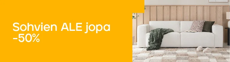 Sohvien ALE jopa -50%
