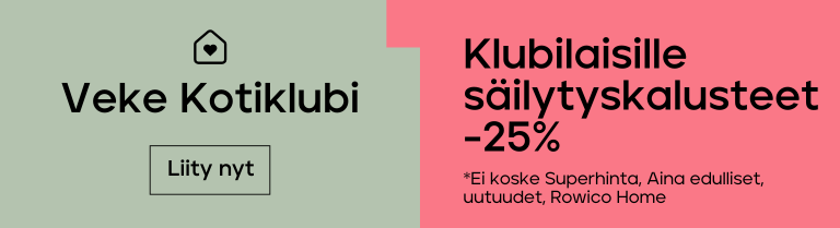 klubilaisille säilytyskalusteet -25%