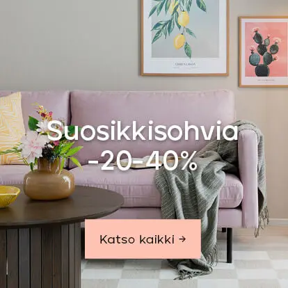 Suosikkisohvia -20-40%