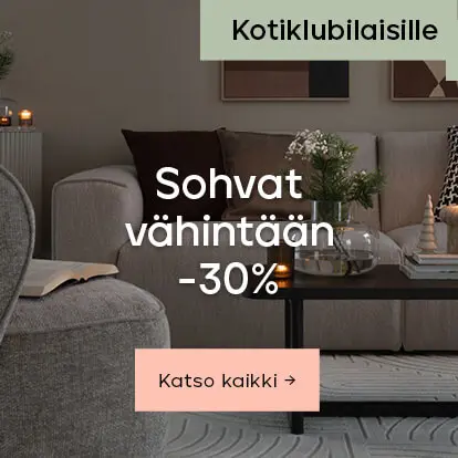 sohvat vähintään -30%