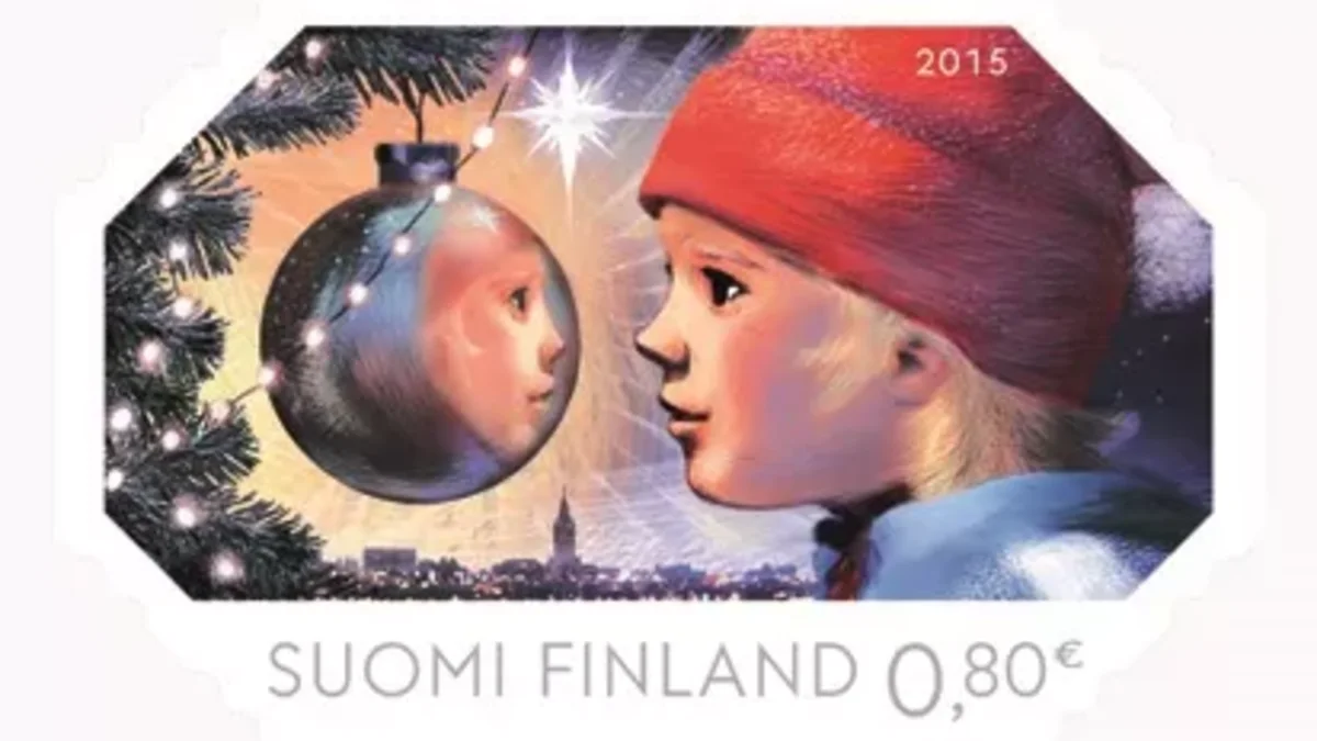 joulupostimerkki 2015