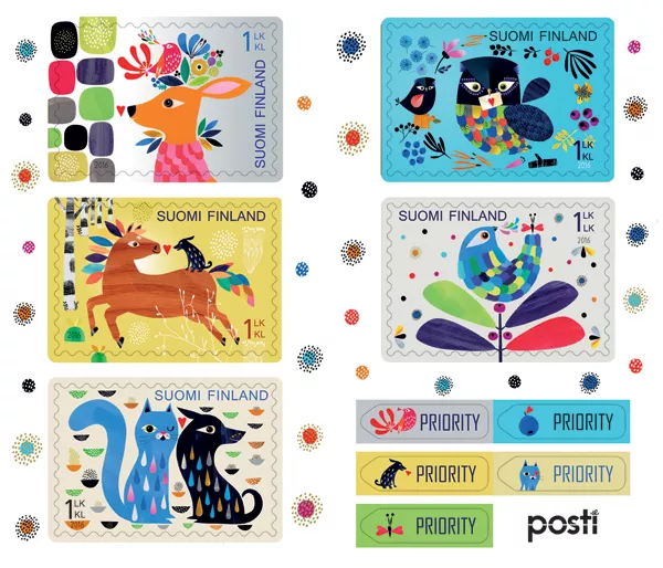 Friends together-stamps