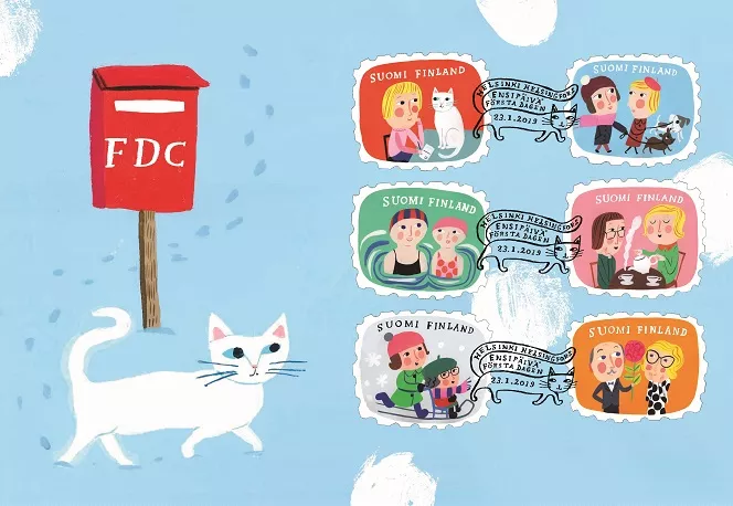 Stamps by Matti Pikkujämsä