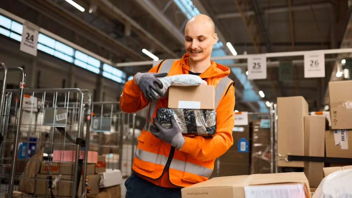 Benjam Broms working at Posti.