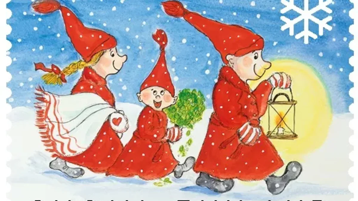 Virpi Pekkala's Christmas stamp