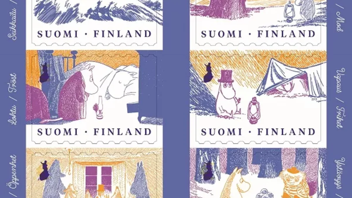 Moomin stamps