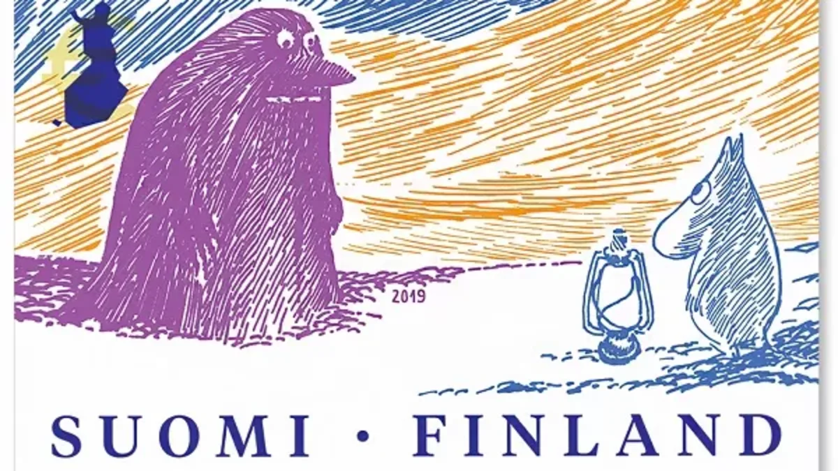 Moomin stamp
