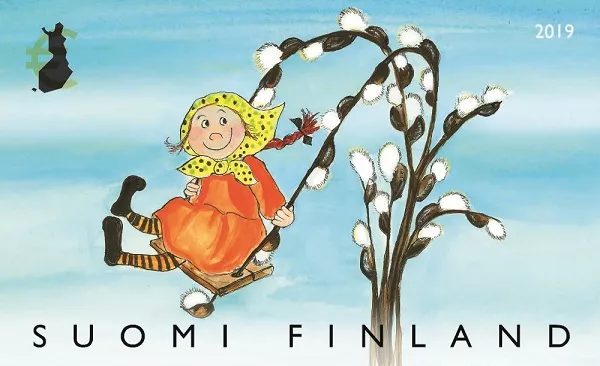 Virpi Pekkala's Easter stamp