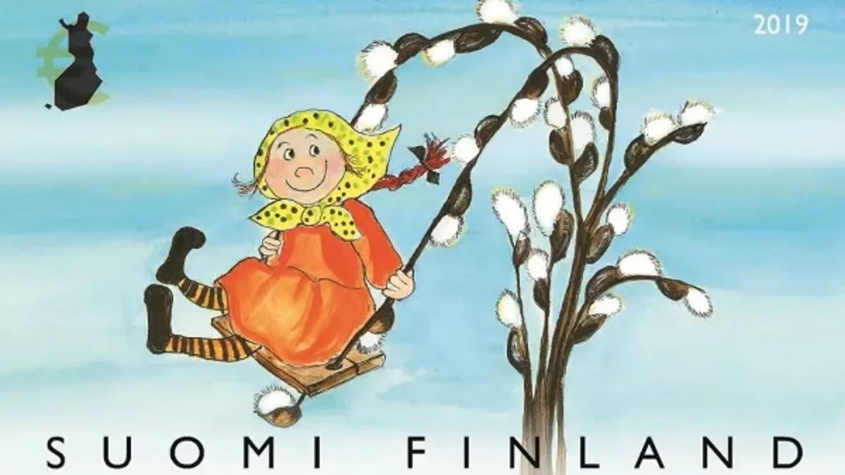 Virpi Pekkala's Easter stamp