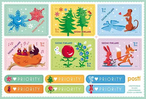 postimerkkejä
