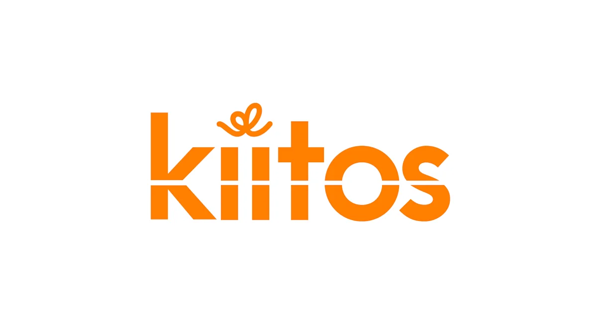 Kiitos (thank you) written in the Posti logo font