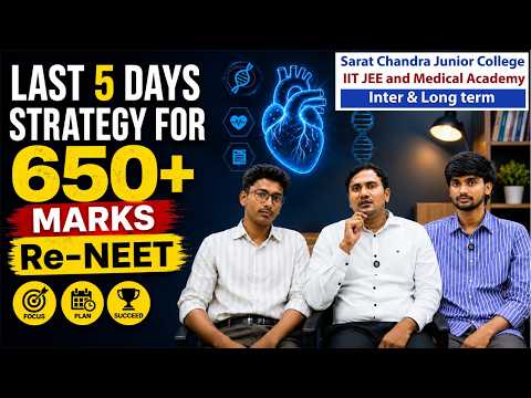 NEET Final 5 Days: A Calm Revision Plan for a 650+ Target