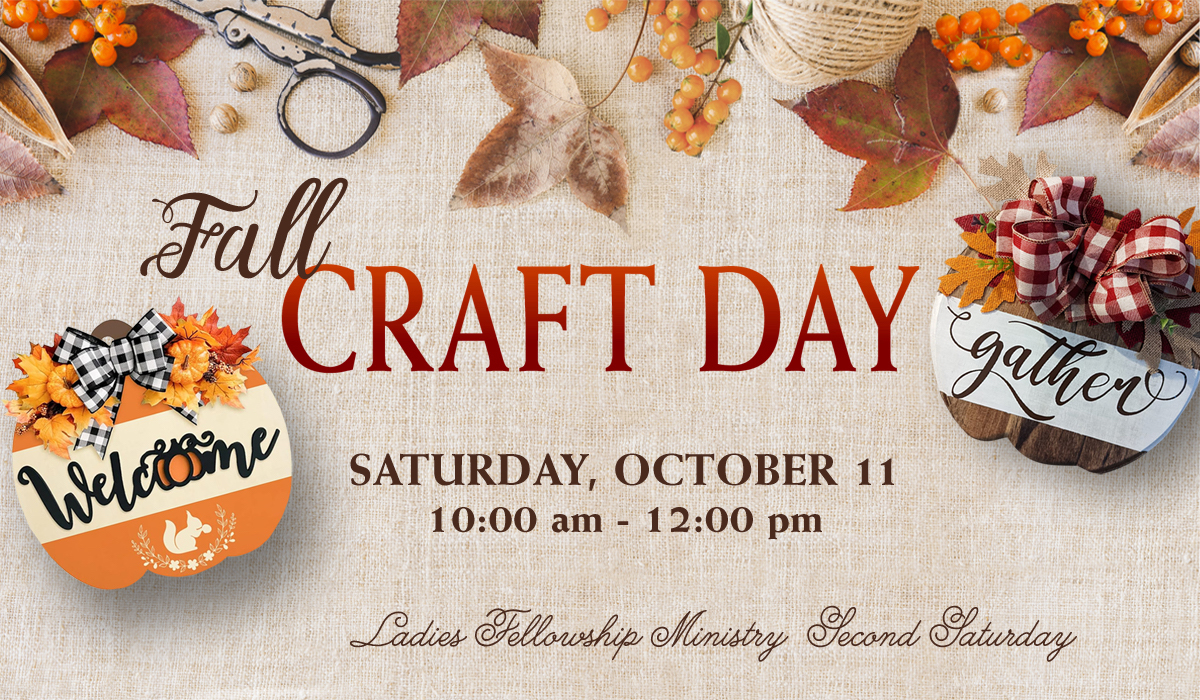 Fall Craft Day | Cornerstone Christian Church | Vero Beach Florida
