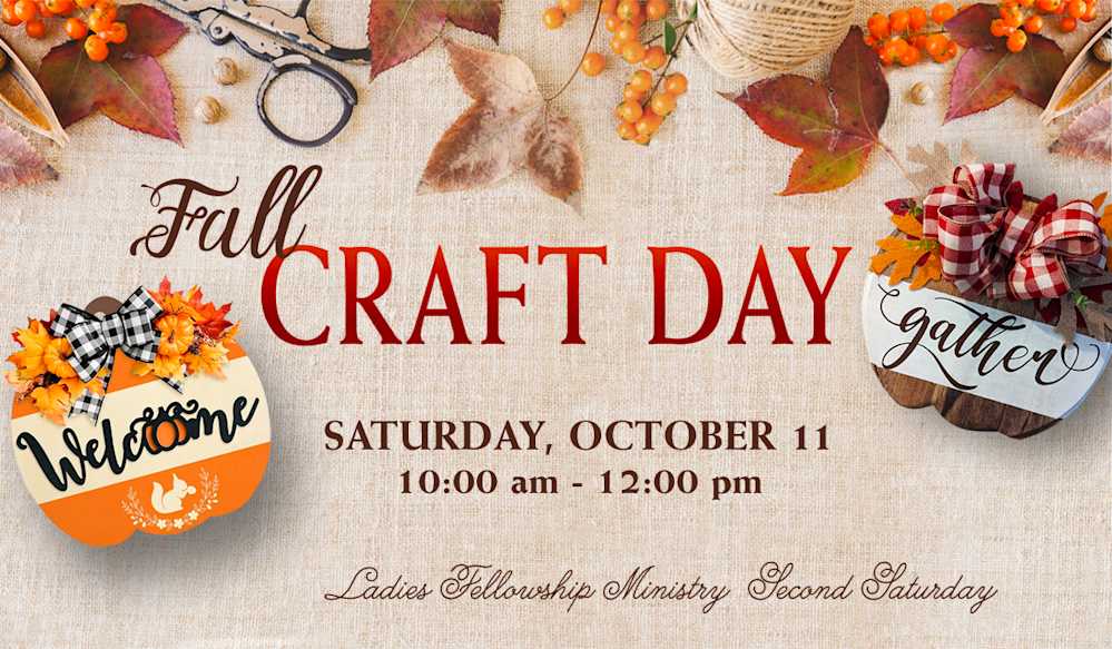 Fall Craft Day | Cornerstone Christian Church | Vero Beach Florida