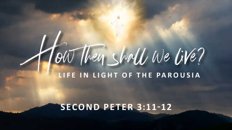 How Then Shall We Live? Sermon Series