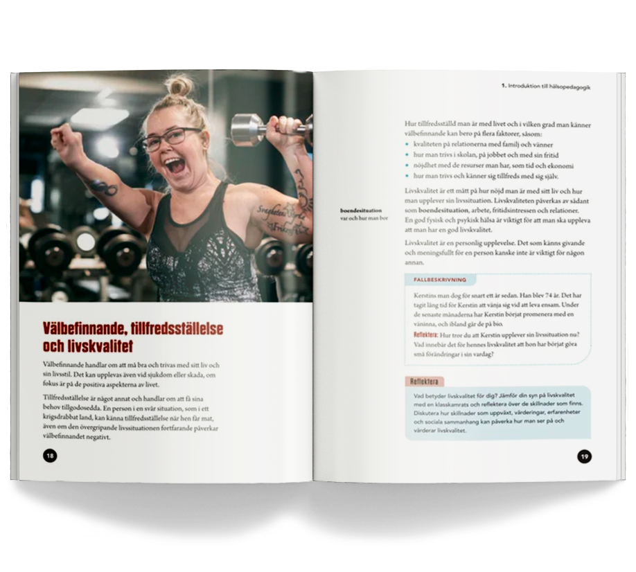 Hälsopedagogik open book sid 18-19
