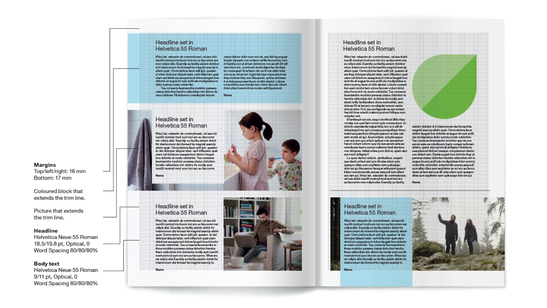 Stora Enso brochure spread