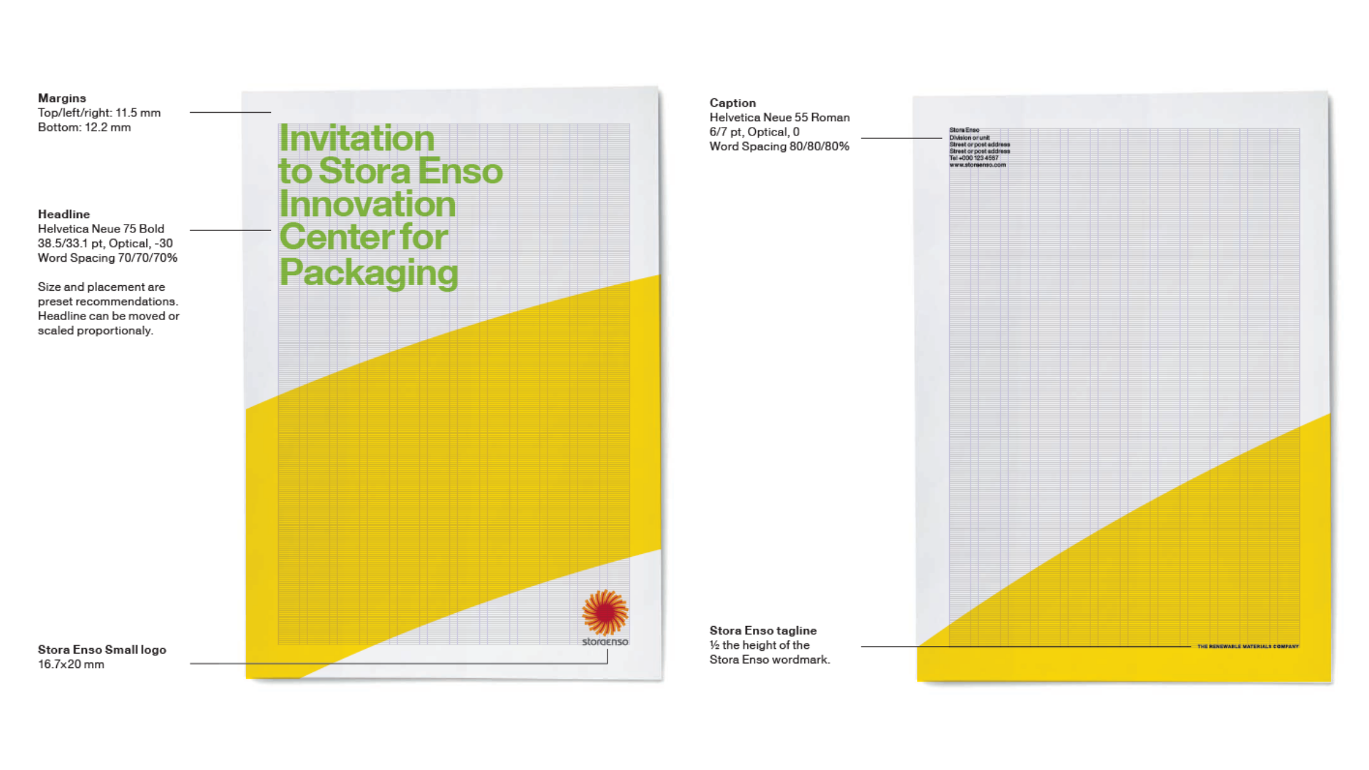 Stora Enso invitation graphic