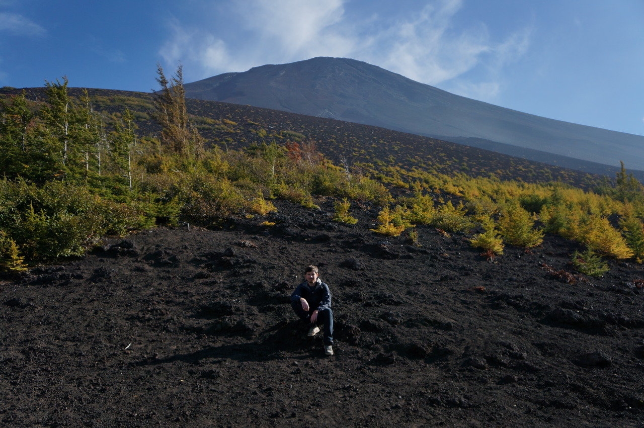 Me on mount Fuji