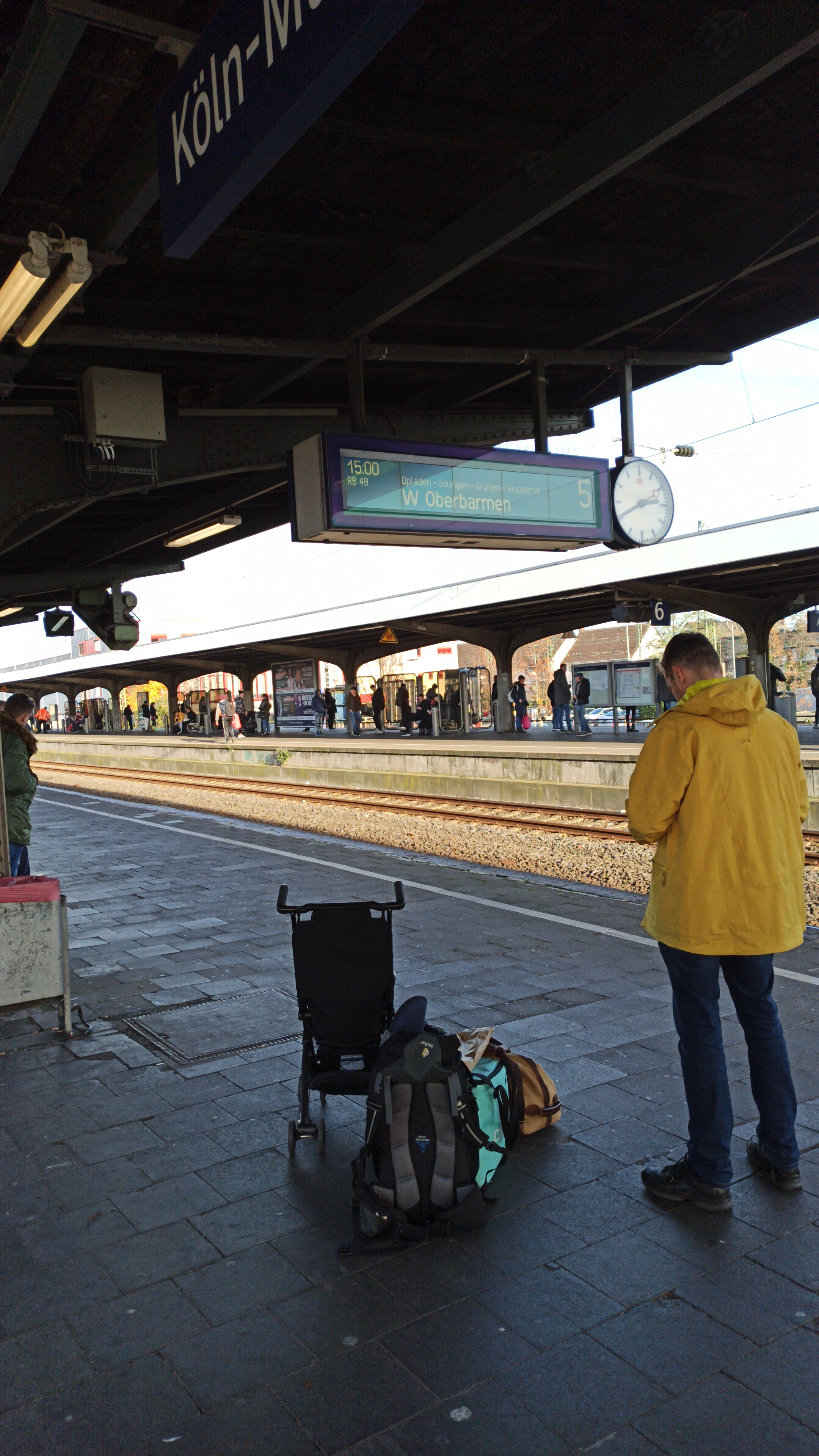 Mit dem Zug unterwegs