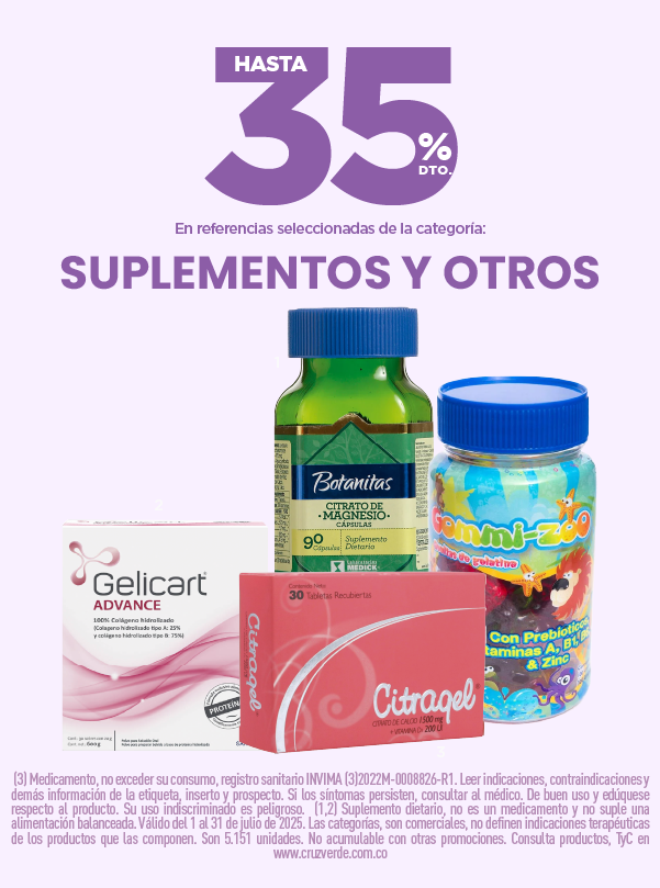 productos de suplementos en cruz verde
