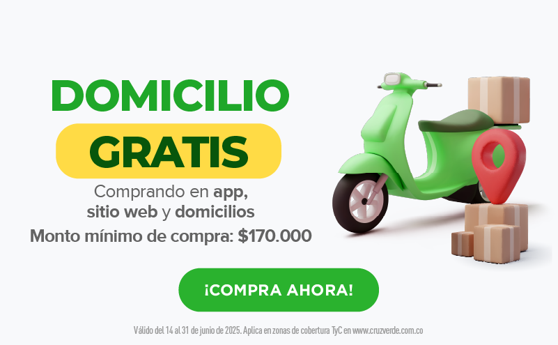 Domicilio gratis Cruz Verde