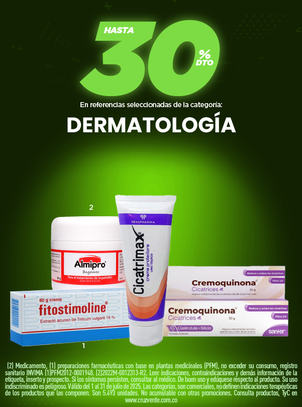 productos dermatologicos en cruz verde