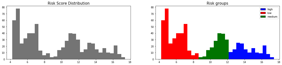 Figure 4 — Conditional Survival Forest — Risk groups