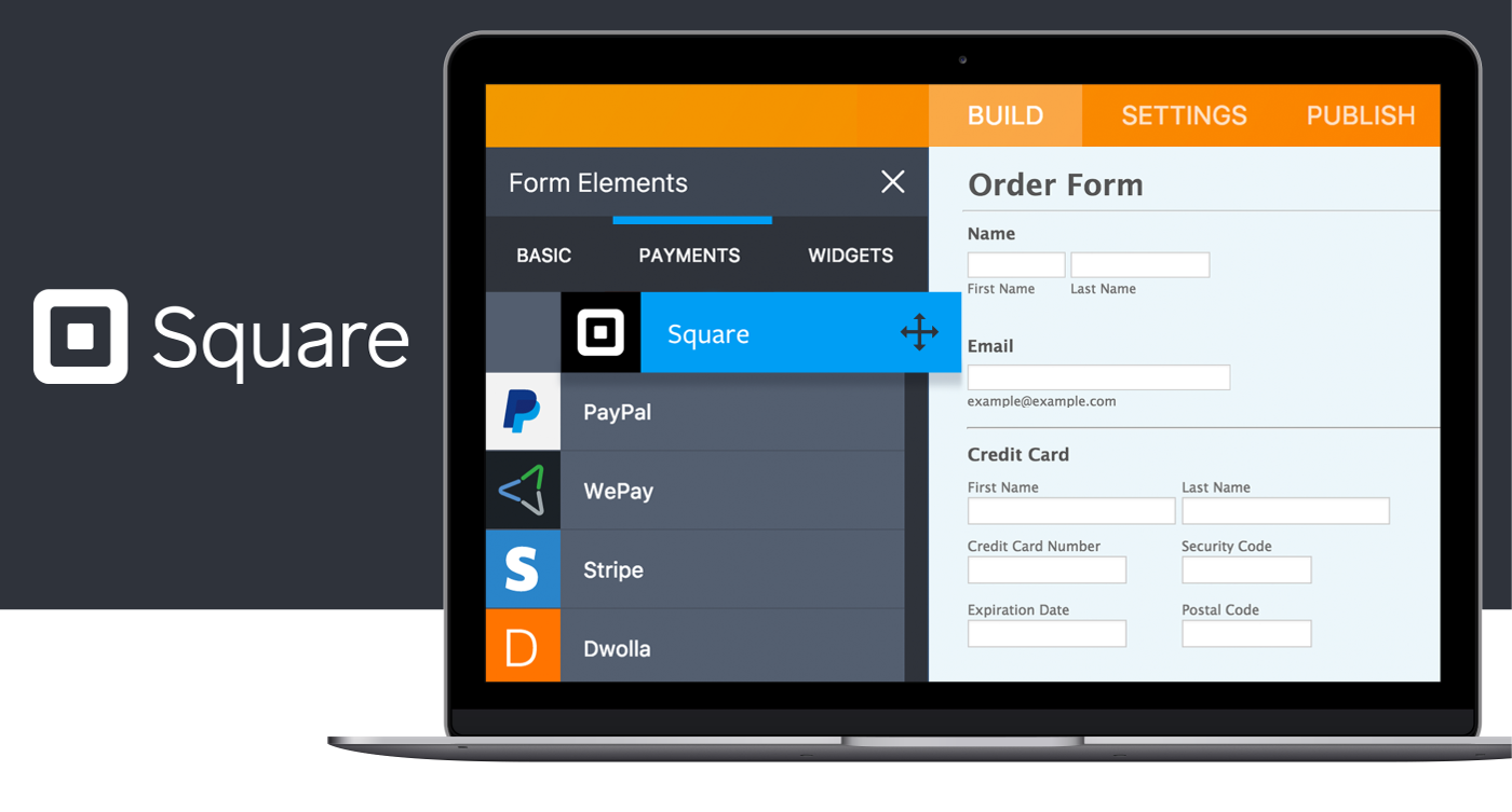 Helping merchants easily integrate online forms into their e-commerce site