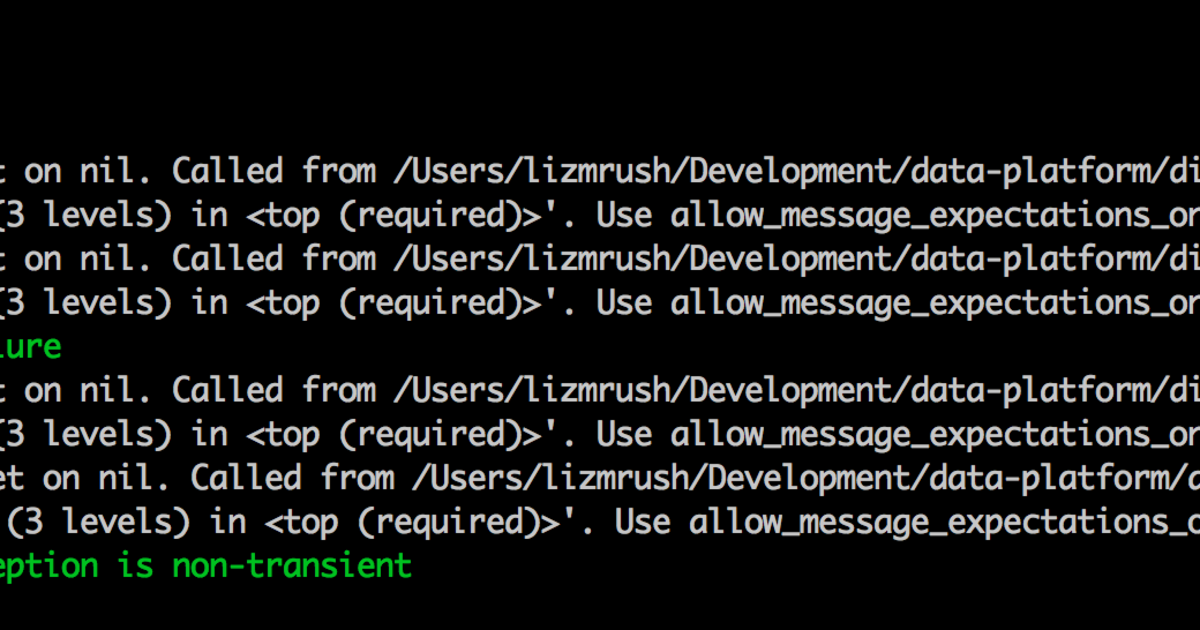 Stricter Tests For Expectations Set On Nil In Rspec Square Corner Blog Stricter Tests For Expectations Set On Nil In Rspec Square Corner Blog