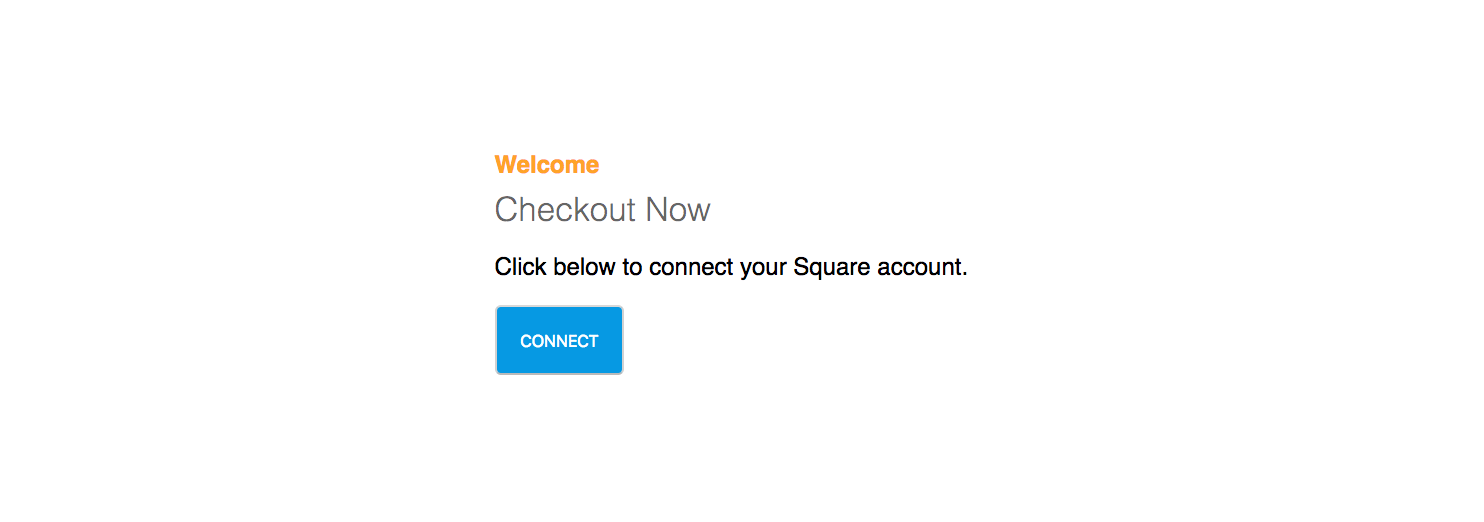 Warning! Clicking on this image will not actually connect your Square account.