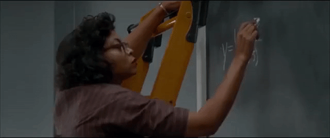 Gif of Taraji P. Henson writing math equations on a chalkboard in Hidden Figures movie ([source](https://giphy.com/gifs/taraji-p-henson-octavia-spencer-hidden-figures-3o6Mbg856XV76hkYtq/))