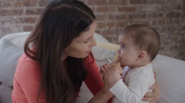 Línea de tiempo de dentición en bebés