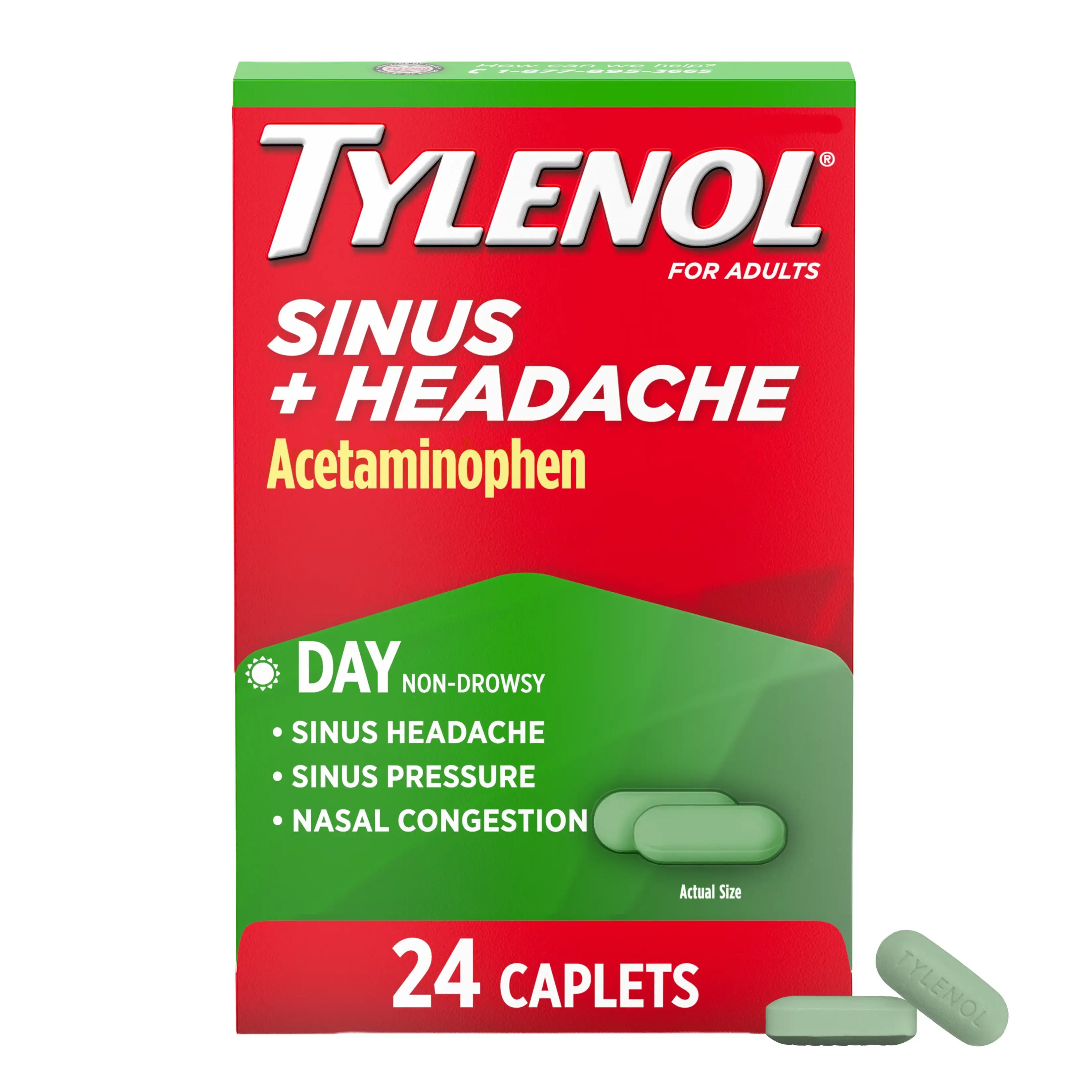 TYLENOL® Sinus + Headache Non-Drowsy Daytime Caplets
