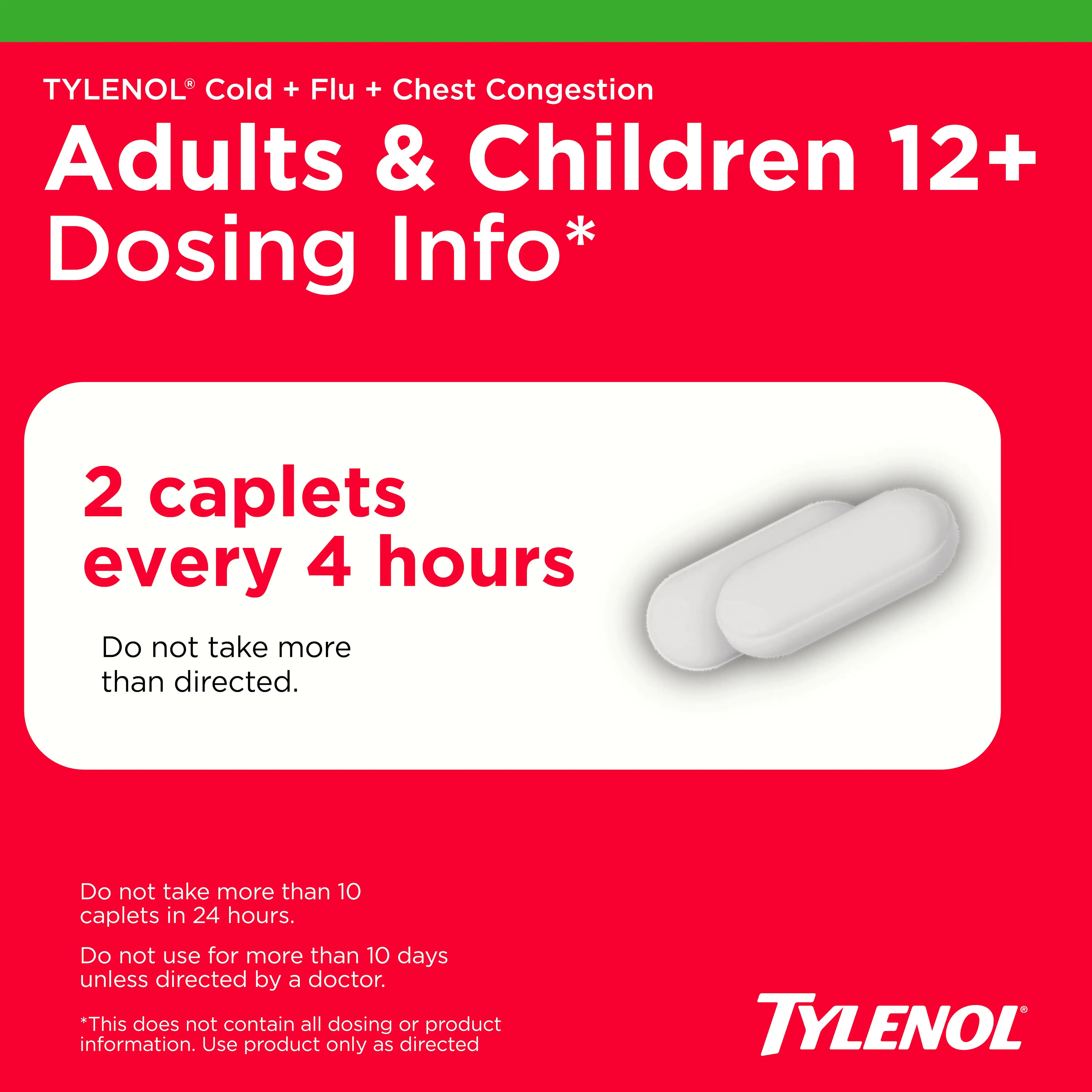 Adults & Children 12+ Dosing Info