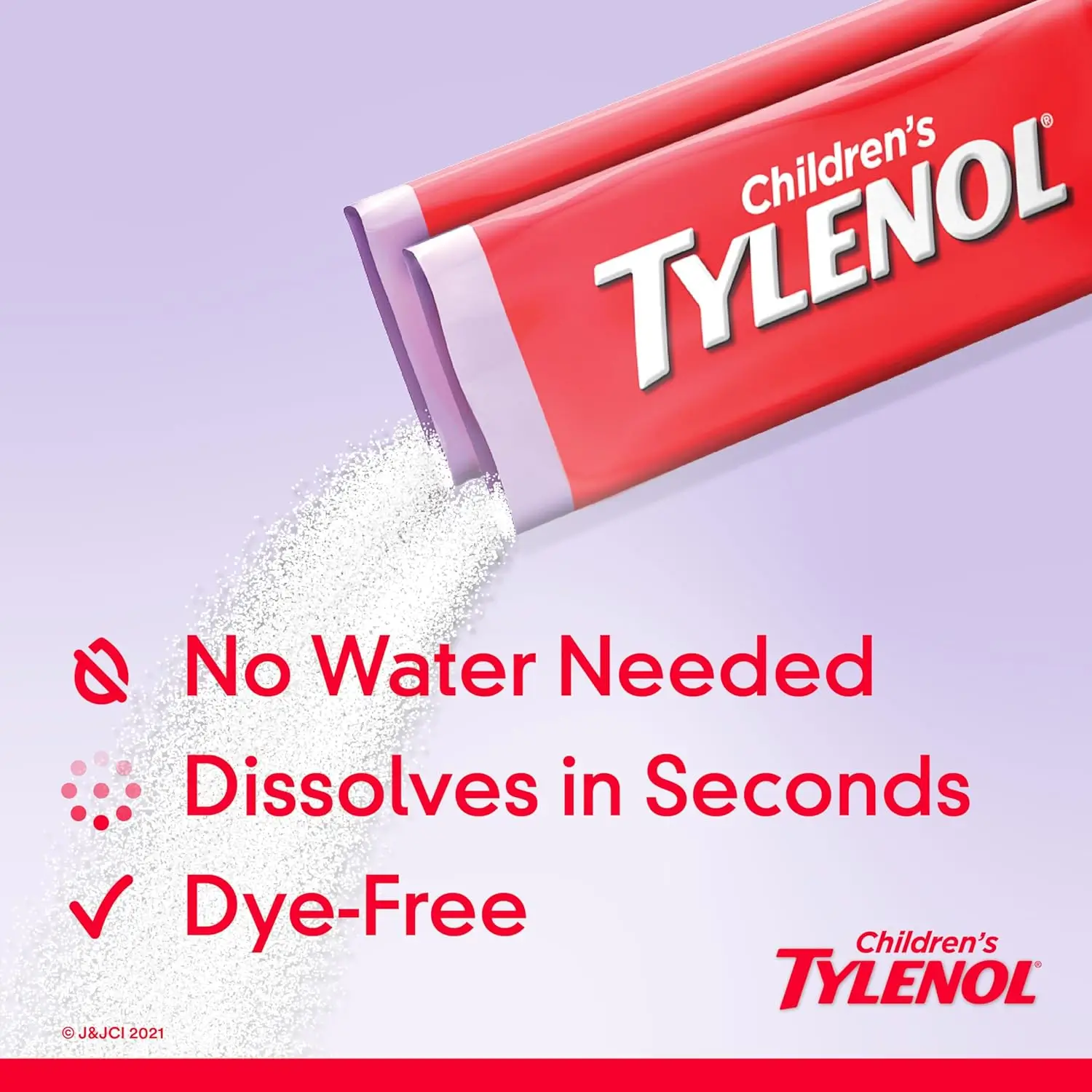 Children’s TYLENOL® Dissolve Powder Packs