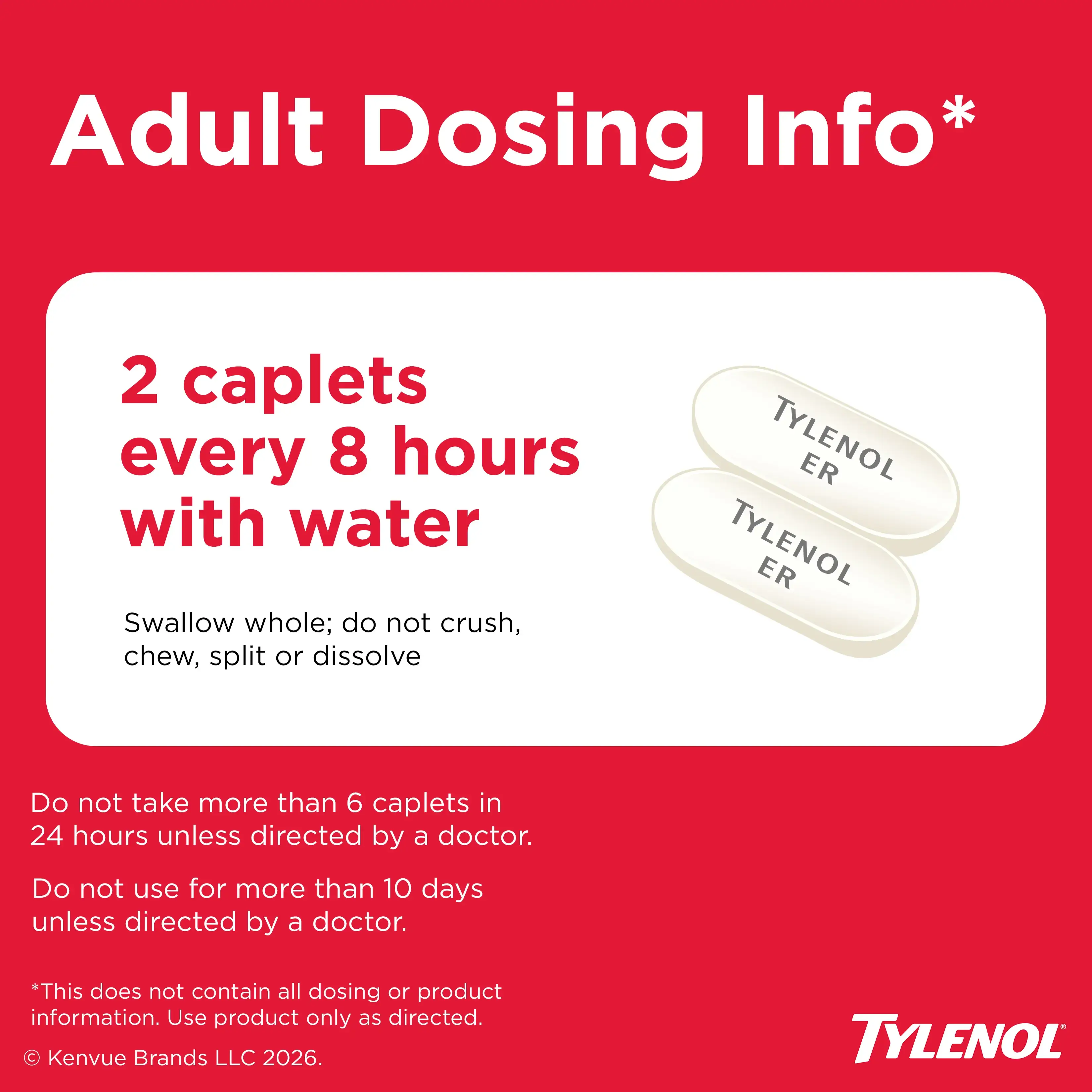 TYLENOL® 8 HR Arthritis Pain Relief Tablets