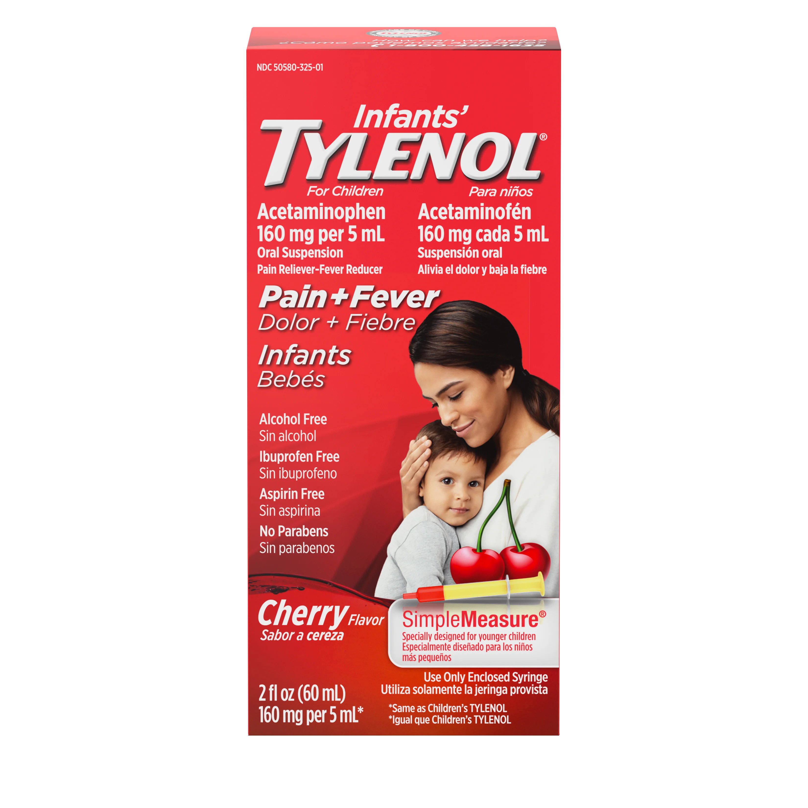 Infants' Tylenol® en sabor a cereza